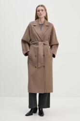 DAY Birger et Mikkelsen kabát Howard - Double Faced Wool - bézs 40