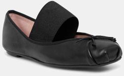 Pretty Ballerinas bőr balerina cipő Kristen - fekete Női 40 - answear - 58 990 Ft