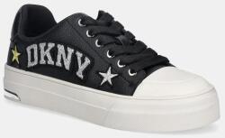 DKNY bőr tornacipő York Star - fekete Női 41