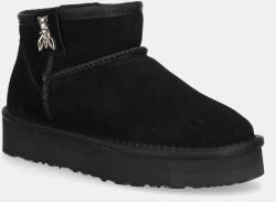 Patrizia Pepe gyerek hócipő velúrból - fekete 36