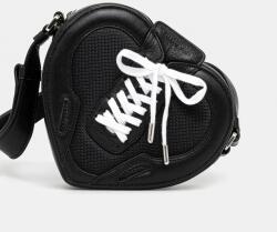 Ambush bőr táska Strapped Heart Shoulder Bag - fekete Univerzális méret