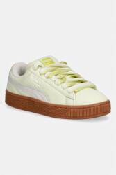 PUMA velúr sportcipő Suede XL Fat Laces - zöld Női 41