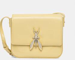 Patrizia Pepe bőr táska - sárga Univerzális méret