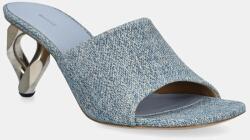JW Anderson papucs Chain Heel Open Mule - kék Női 38