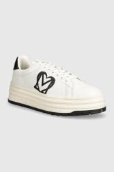 Moschino bőr sportcipő - fehér Női 39 - answear - 41 990 Ft