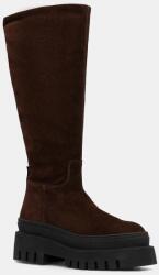 Steve Madden csizma velúrból Chipp - barna Női 41