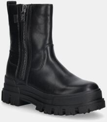 Buffalo bokacsizma Aspha Bootie Zip - fekete Női 37