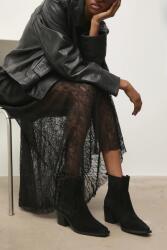 Answear. LAB magasszárú cipő velúrból - fekete Női 39 - answear - 35 990 Ft