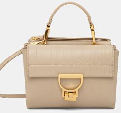 Coccinelle bőr táska ARLETTIS PLISSE - bézs Univerzális méret
