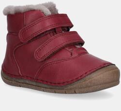 Froddo gyerek hócipő bőrből PAIX UP WINTER - burgundia 22
