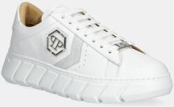 Philipp Plein bőr sportcipő Nappa Lo-Top Hexagon - fehér Női 37