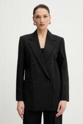 Weekend Max Mara gyapjúkeverék felső VELOCE - fekete 34