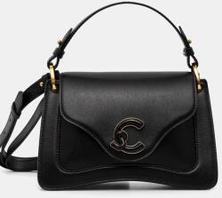 Coccinelle bőr táska C-ME CALF&MARB - fekete Univerzális méret