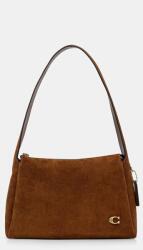 Coach velúr táska Lola - barna Univerzális méret