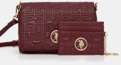 U. S. Polo Assn U. S. Polo Assn. kézitáska Box Bag - burgundia Univerzális méret