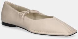 Alohas bőr balerina cipő Sway - bézs Női 38 - answear - 48 990 Ft