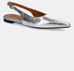 Vagabond Shoemakers bőr balerina cipő HERMINE - ezüst Női 37