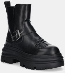 Buffalo bokacsizma Dione Biker Boot Mid - fekete Női 41