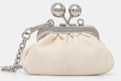 Weekend Max Mara bőr táska DIOMEDE - bézs Univerzális méret