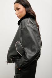 Answear. LAB bőrdzseki - fekete XS/S - answear - 89 990 Ft