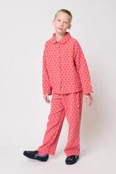 Bobo Choses gyerek pamut melegítő szett Color Chain - piros 111/122