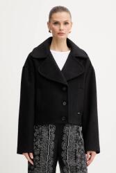 Just Cavalli baba gyapjúkeverék pulóver - fekete 38