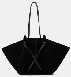 Yuzefi velúr táska LARGE MOCHI - fekete Univerzális méret