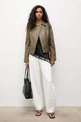 Answear. LAB bőrdzseki - zöld XL