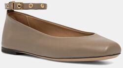 Emporio Armani bőr balerina cipő - barna Női 38