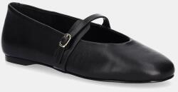 Steve Madden bőr balerina cipő Rejoice - fekete Női 40