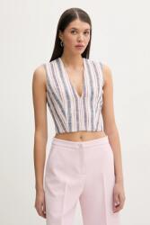 IRO blúz pamutból - bézs 34