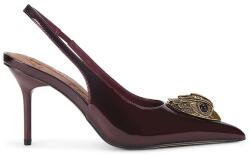 Kurt Geiger London bőr tűsarkú Large Eagle Sling - burgundia Női 36
