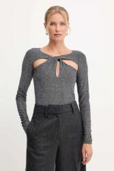 Patrizia Pepe body - ezüst 40