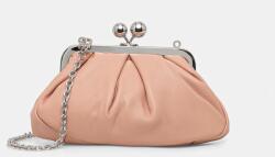 Weekend Max Mara bőr táska PRATI - rózsaszín Univerzális méret