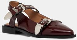 Bianco bőr balerina cipő BIAVICTORIA - burgundia Női 38