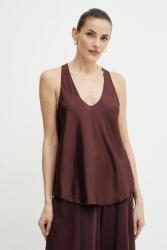 Forte Forte selyemblúz - burgundia 38