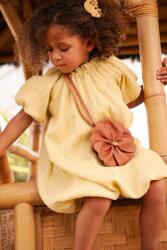 Donsje gyerek bőr kézitáska Toto Purse Hibiscus - barna Univerzális méret