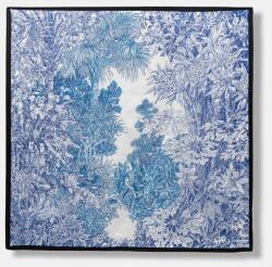 Answear. LAB selyem kendő - kék Univerzális méret