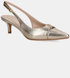 Twinset bőr tűsarkú - arany Női 40