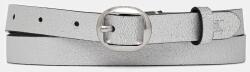Calvin Klein bőr öv - ezüst 90