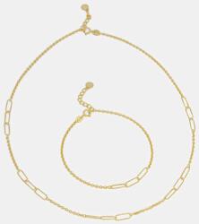 Answear. LAB aranyozott ezüst nyaklánc és karkötő - arany Univerzális méret