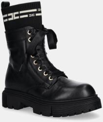 Elisabetta Franchi gyerek worker bakancs - fekete 37 - answear - 59 990 Ft