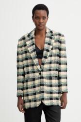 MUNTHE blézer gyapjú keverékből BAKETTA - sárga 36