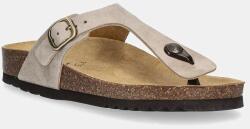 Scholl flip-flop velúrból NICOLE - bézs Női 36