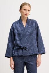 Kenzo blézer vászonkeverékből - kék 34