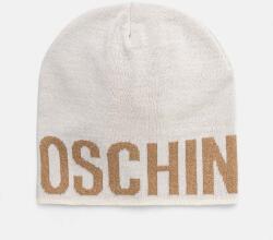 Moschino sapka női gyapjú hozzáadásával - bézs Univerzális méret - answear - 17 990 Ft
