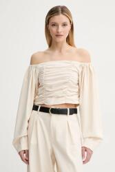 Gestuz felső gyapjú keverékből - bézs 34