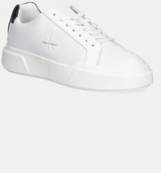 Calvin Klein bőr sportcipő CHUNKY CUPSOLE LACEUP LTH - fehér Női 36