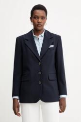 Marella gyapjú kabát - sötétkék 34