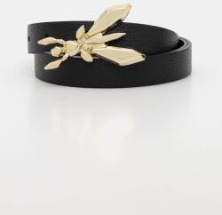 Patrizia Pepe bőr öv - fekete L - answear - 33 990 Ft